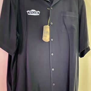 Men’s Tommy Bahama shirt. Vox amps branded.